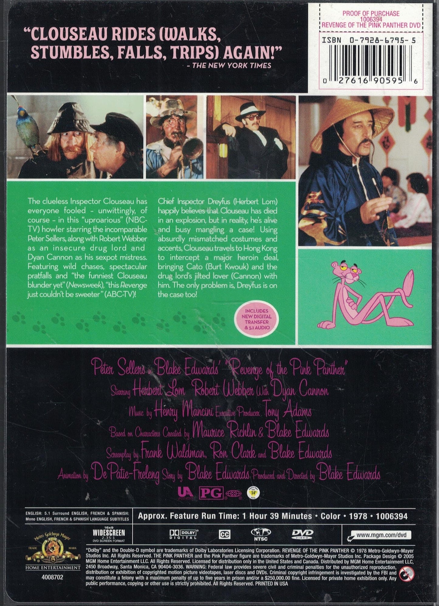 Revenge of the Pink Panther - DVD (Used)