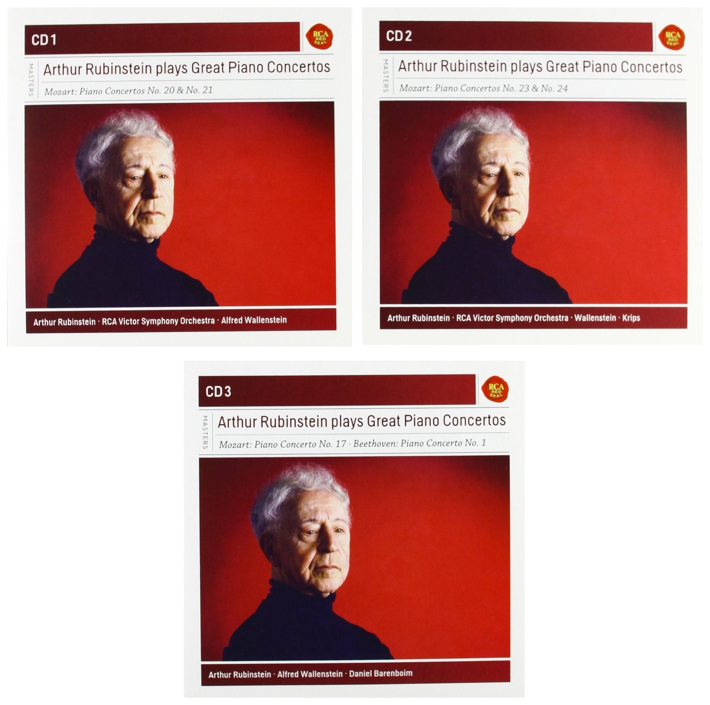 Arthur Rubinstein / Plays Great Piano Concertos - CD