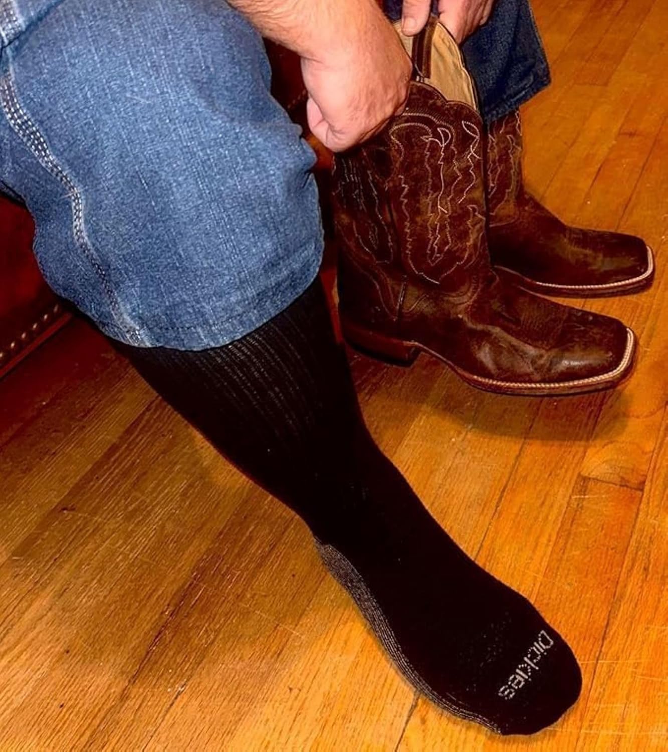 Dickies Men's Dri-Tech Moisture Control Boot Socks – Multi-Pack
