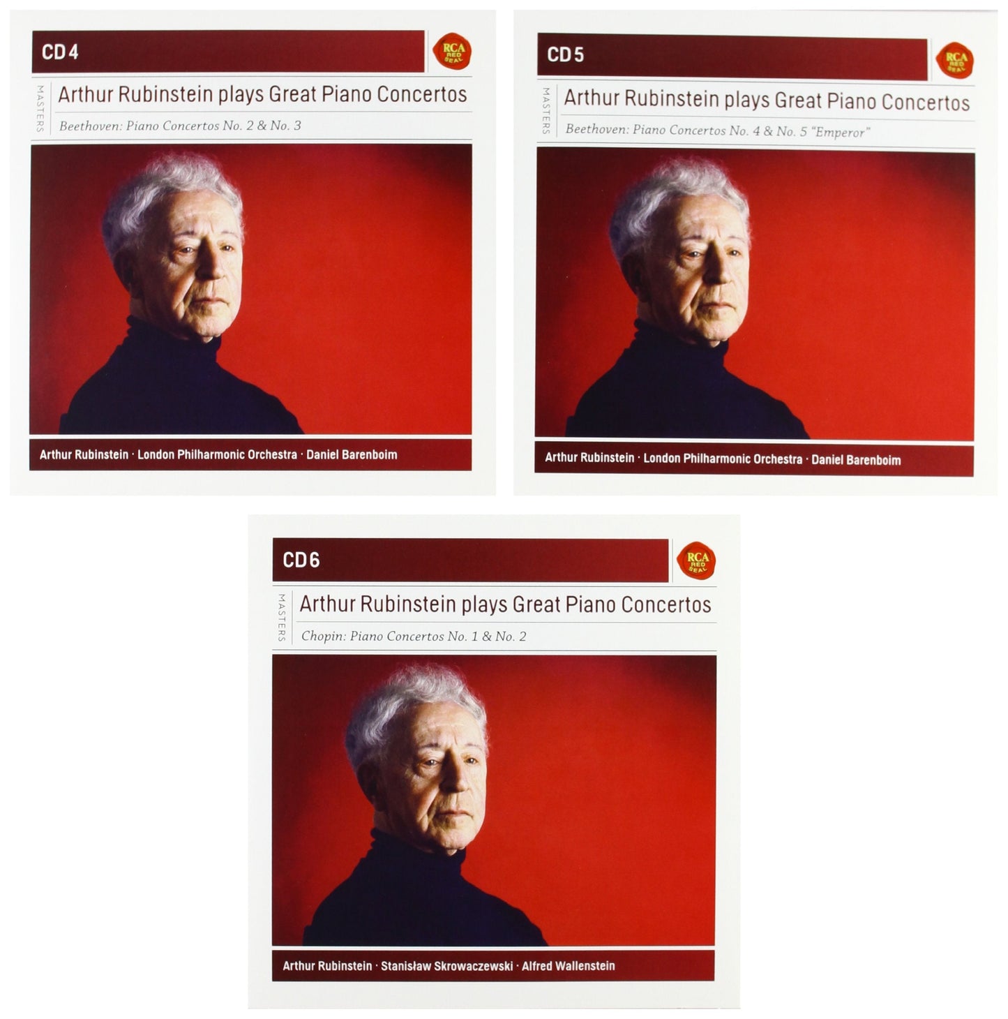 Arthur Rubinstein / Plays Great Piano Concertos - CD