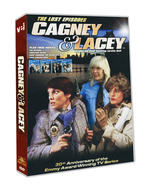 Cagney & Lacey Lost Episodes 4 DVD set Featuring Loretta Swit