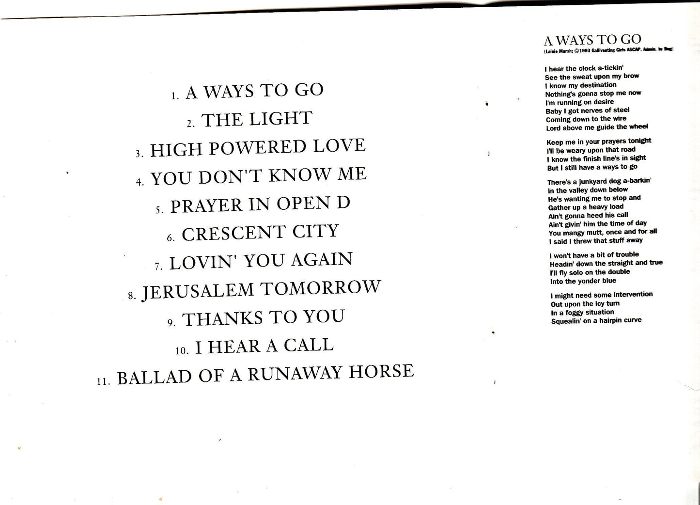 Cowgirl's Prayer