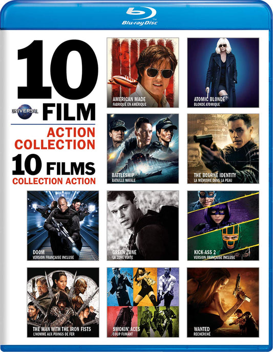 Collection de 10 films d'action Universal - Blu-Ray