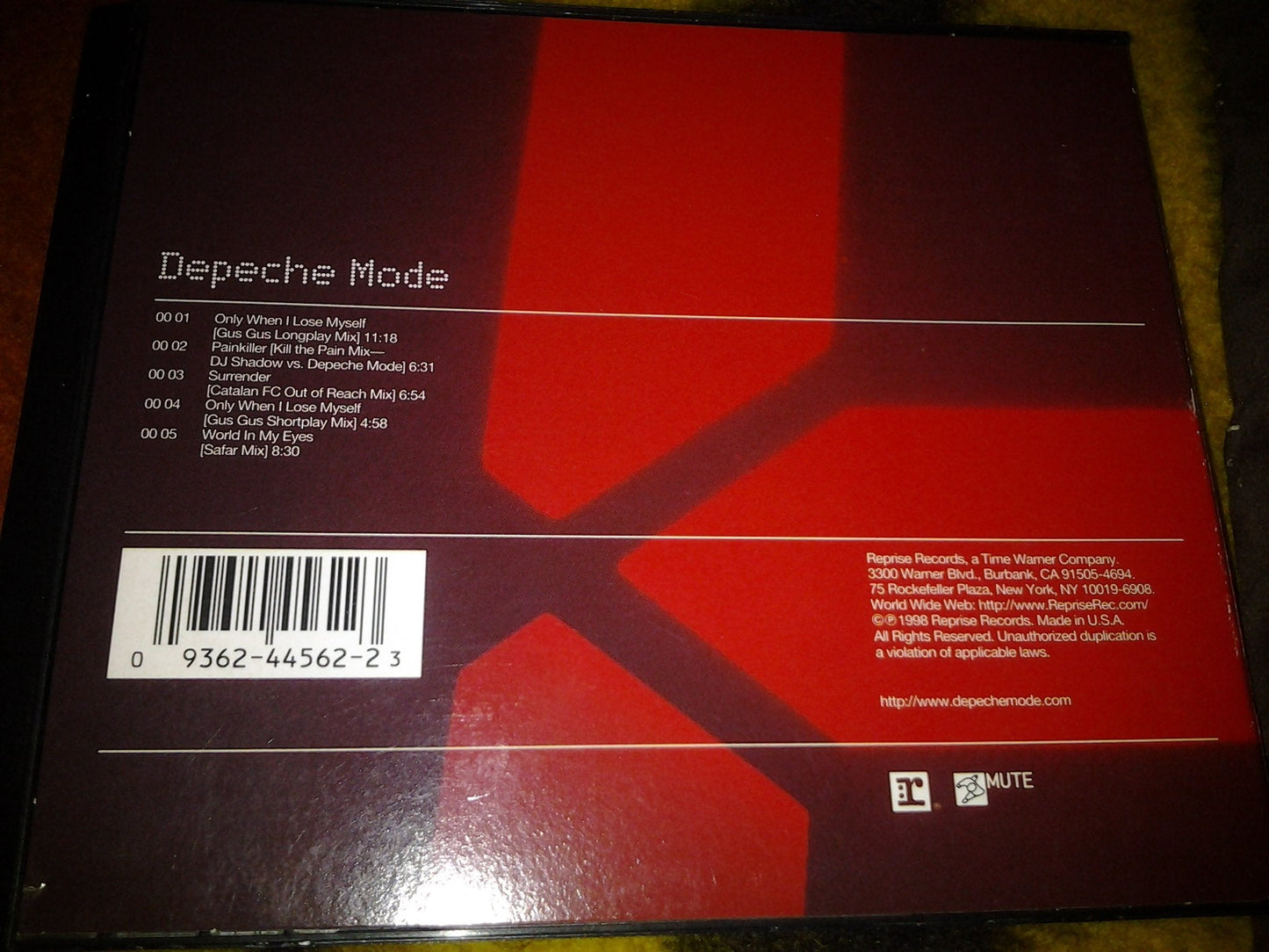 Depeche Mode / Only When I Lose Myself 2 X2 + Painkiller + Surren - CD (Used)