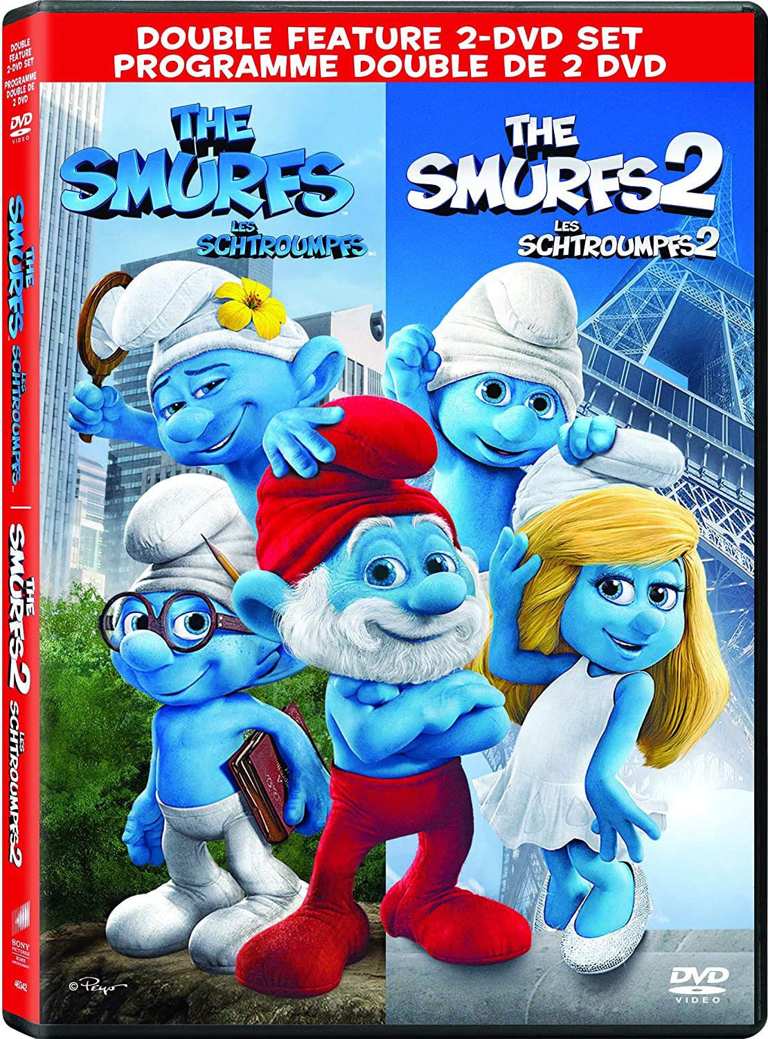 The Smurfs + The Smurfs 2 - DVD (Used)