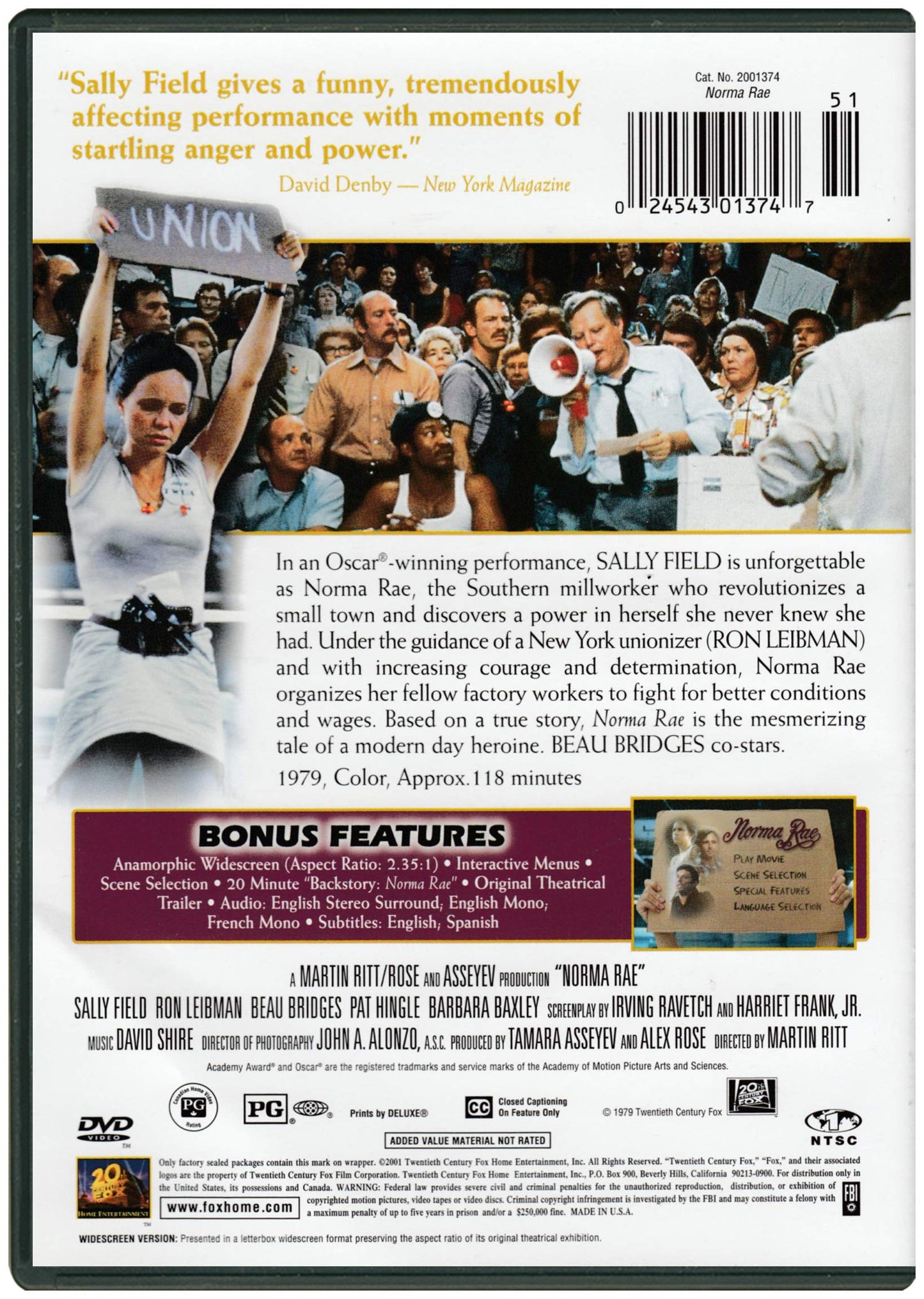 Norma Rae (Widescreen) (Bilingual)