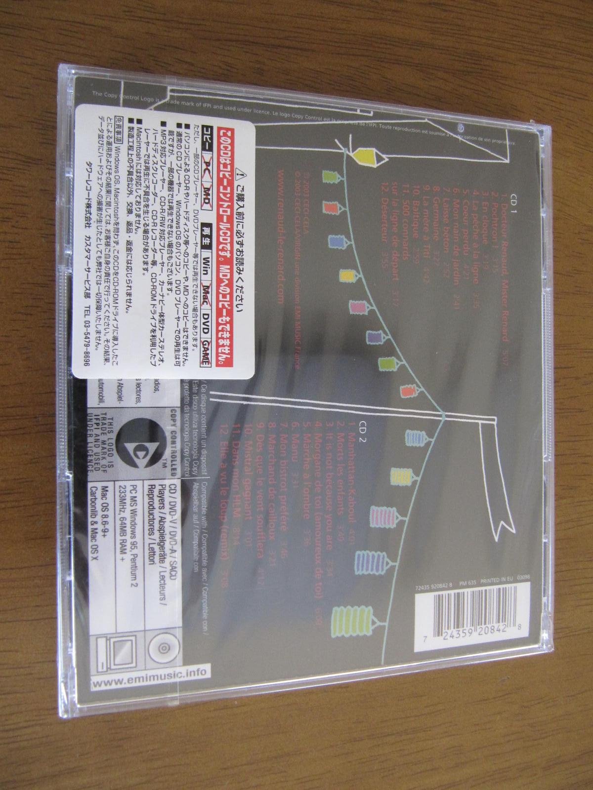 Renaud / Tournee D'Enfer - CD (Used)