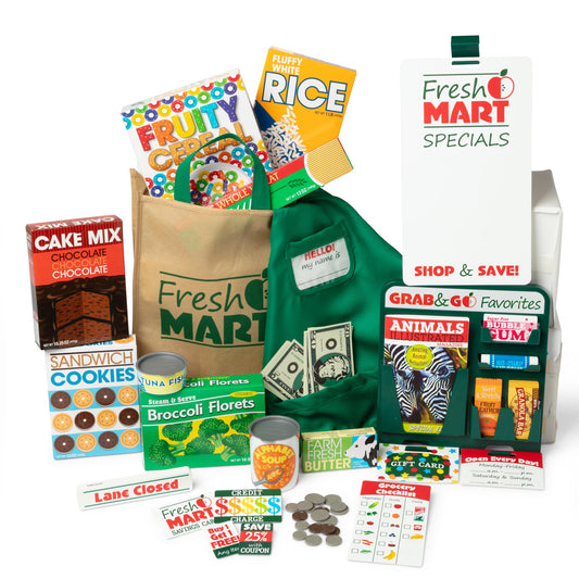 Melissa & Doug Fresh Mart Grocery Store Companion Pretend Play Food Set 🍁 All In One Marketplace Canada