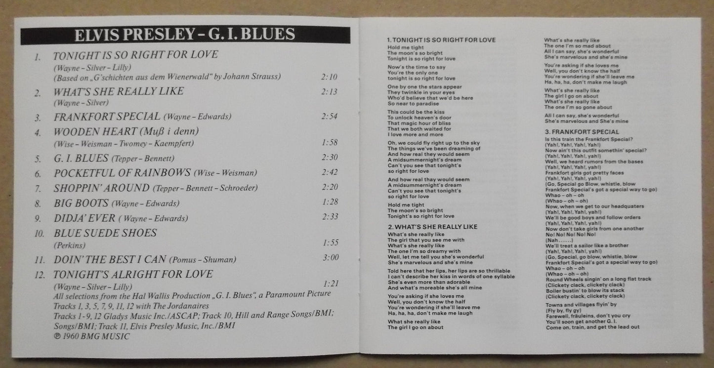 Elvis Presley / G.I. Blues - CD (Used)