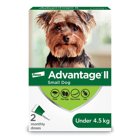 Advantage II - Flea Protection for Small Dogs - Vet Recommended – 2 pack 🍁 All In One Marketplace Canada
