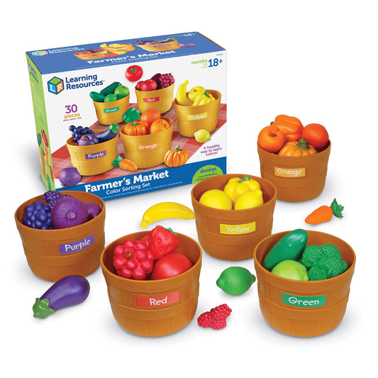 Learning Resources Farmer's Market Color Sorting Set 🍁 All In One Marketplace Canada
