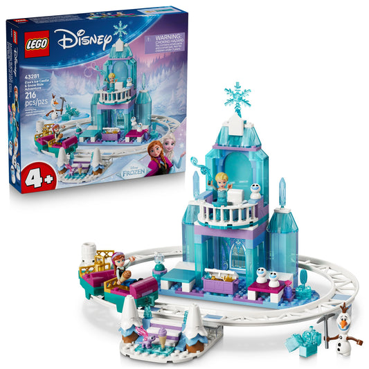 LEGO Disney Frozen Elsa’s Ice Castle & Snow Ride Adventure Building Toy - Frozen Toys for Girls & Boys, Ages 4+ - Disney Gift for Kids - 43281 🍁 All In One Marketplace Canada