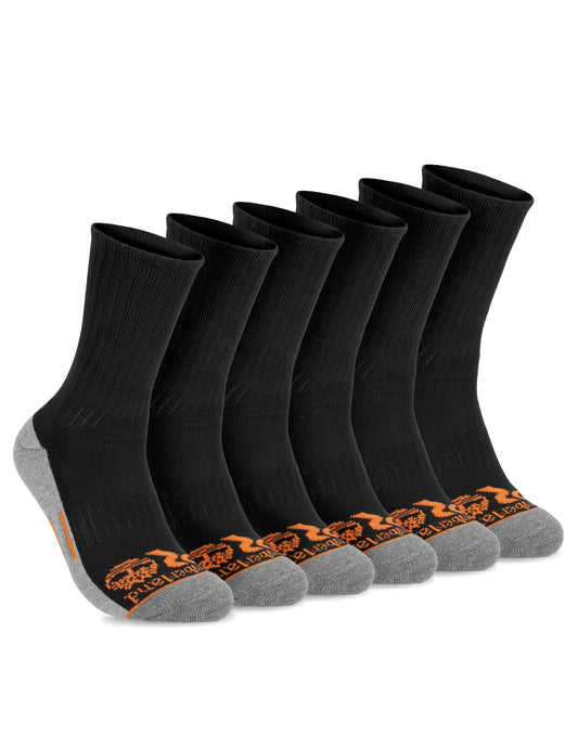 Timberland PRO Sorbtek Moisture Control Mens Socks, Arch Support, Cushioned Footbed (Size 7-12 Multiple Colors 6 Pairs), Black, 7-12 🍁 All In One Marketplace Canada