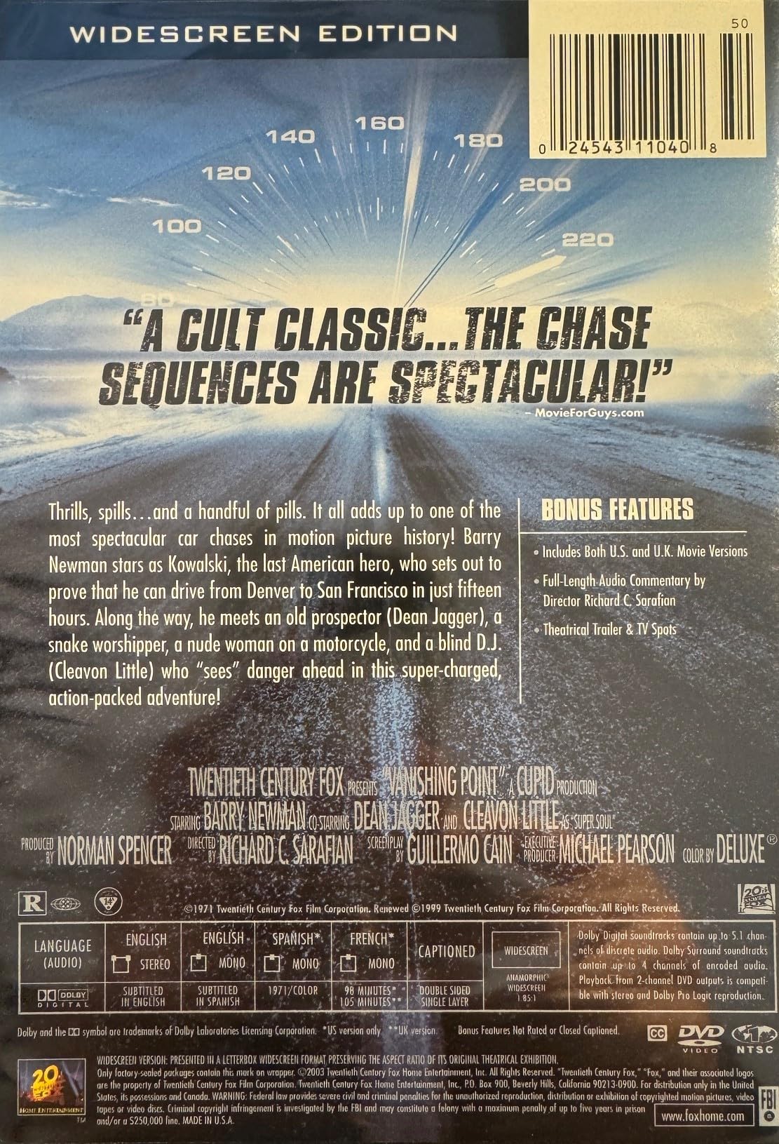 Vanishing Point - DVD (Used)