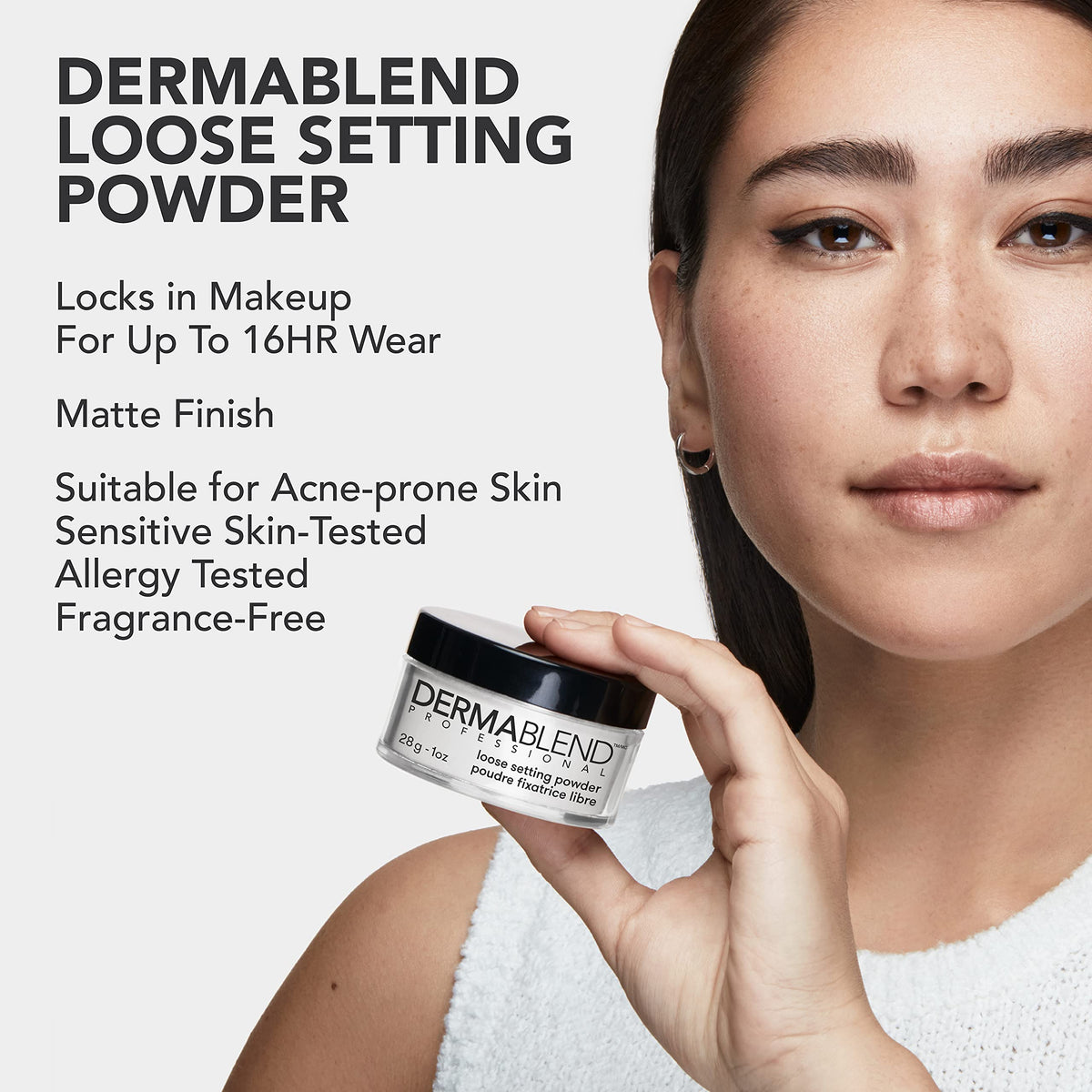 Dermablend Loose Setting Powder, Translucent Powder for Face Makeup, Mattifying Finish and Shine Control, 28g 🍁 All In One Marketplace Canada