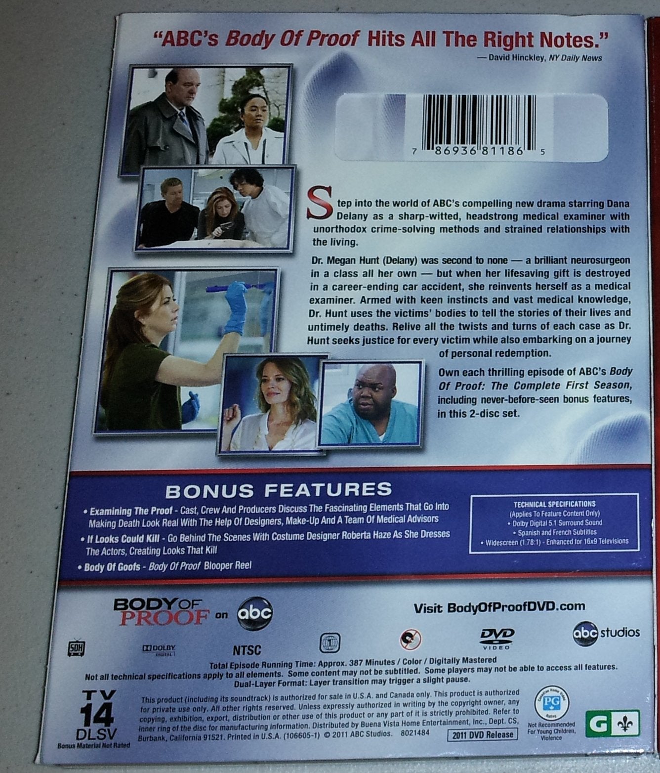 Body Of Proof: The Complete First Season - DVD (Used)