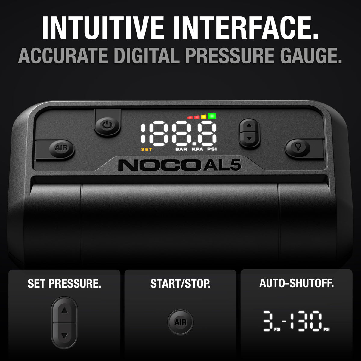 NOCO Air AL5 17 LPM 12V Cordless Tire Inflator & Portable Air Compressor 🍁 All In One Marketplace Canada