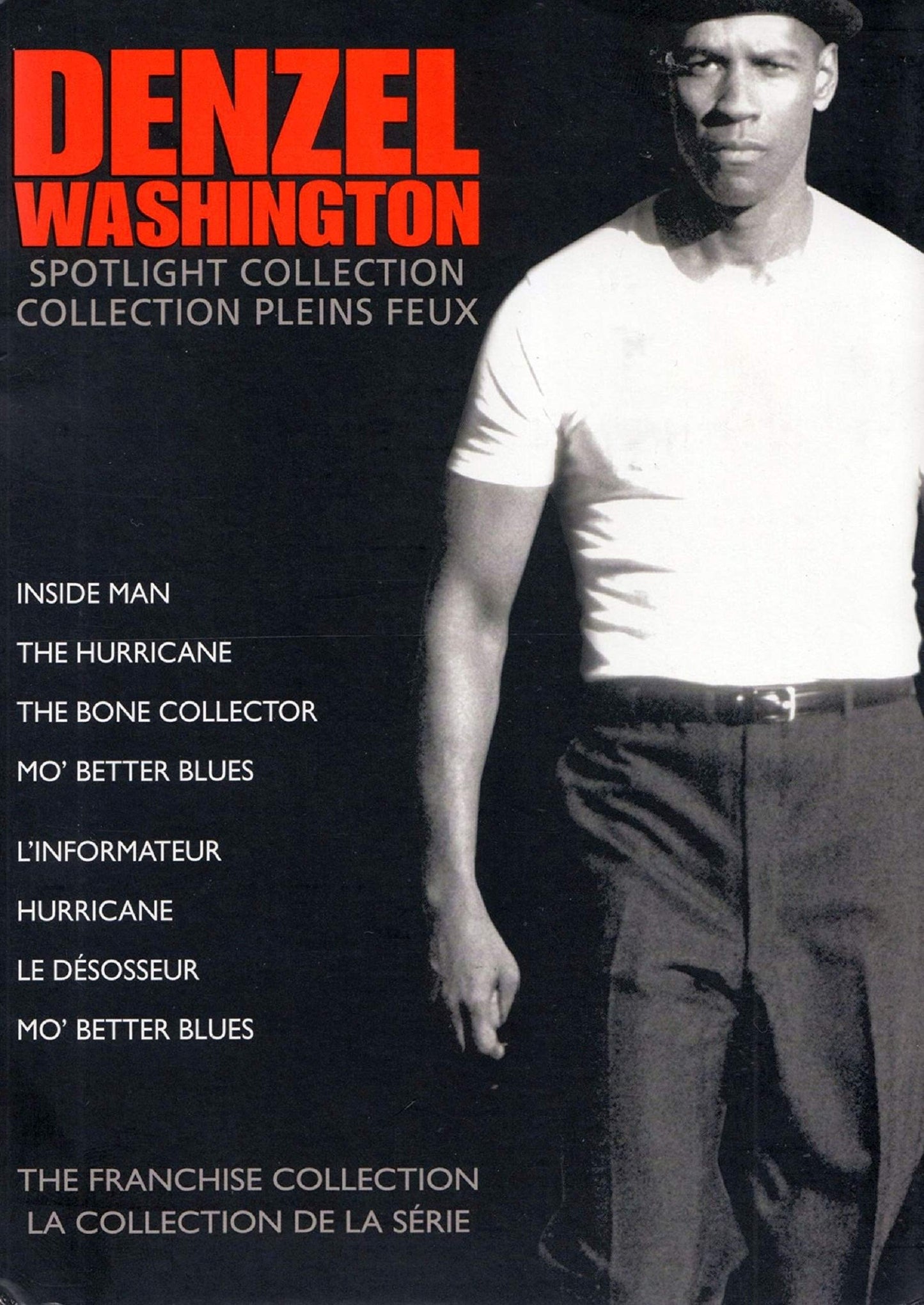 Denzel Washington Spotlight Collection: Inside Man / The Hurricane / The bone Collector / Mo' Better Blues (Bilingual)