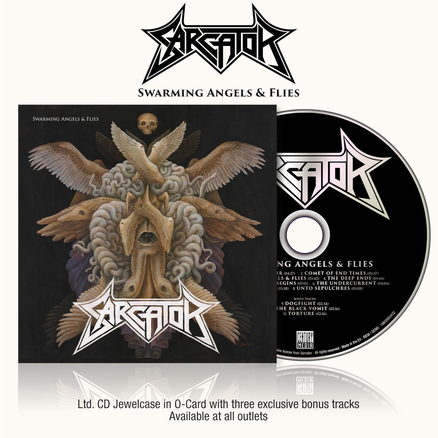 Sarcator / Swarming Angels & Flies (Limited Jewelcase In O-Card) - CD