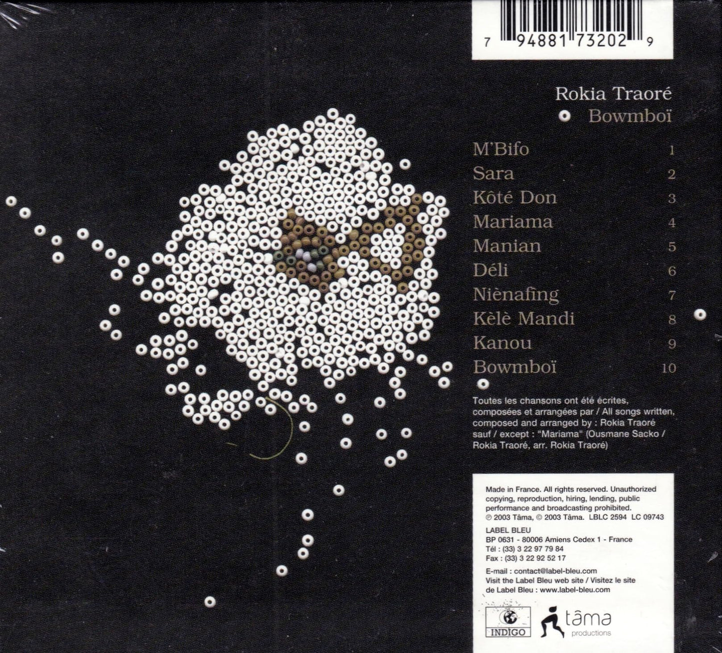 Rokia Traoré / Bowmboï - CD (Used)