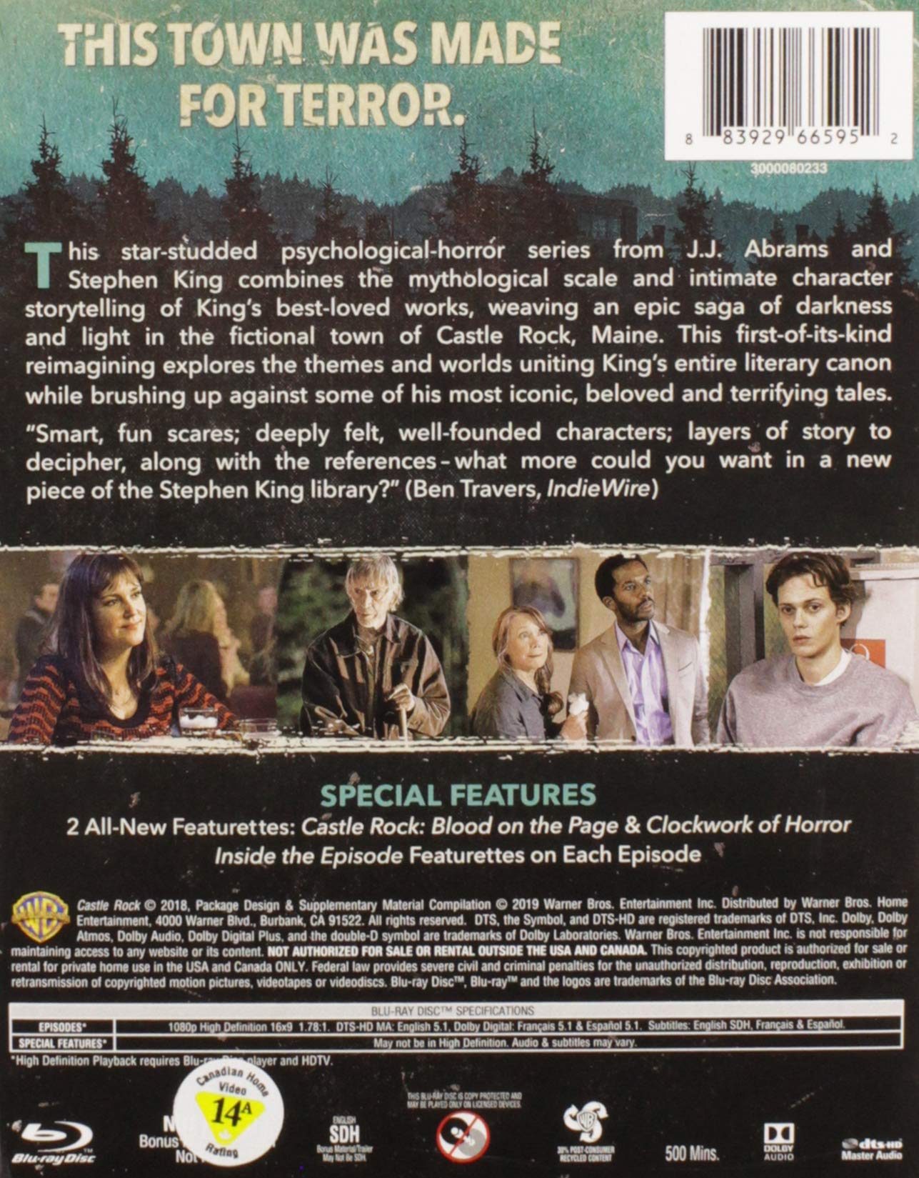 Castle Rock: The Complete First Season (BD) [Blu-ray]
