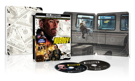 Nobody : Édition Limitée Steelbook - 4K/Blu-Ray