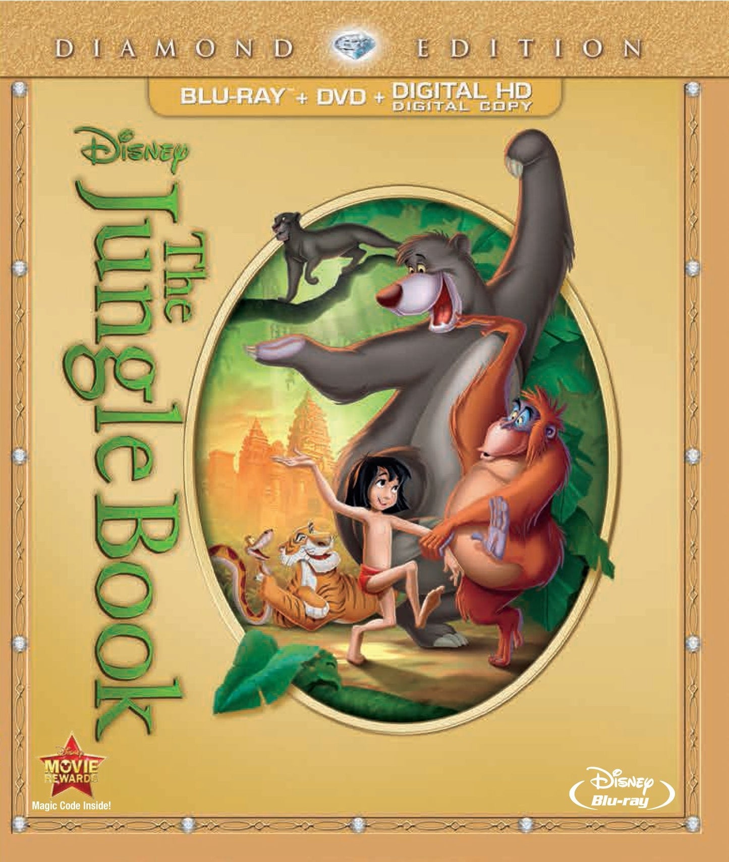 The Jungle Book (Diamond Edition) [Blu-ray + DVD + Digital Copy] (Bilingual)