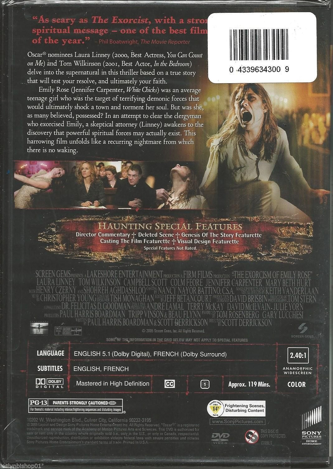 The Exorcism of Emily Rose (Widescreen Rated Edition) (Bilingual)