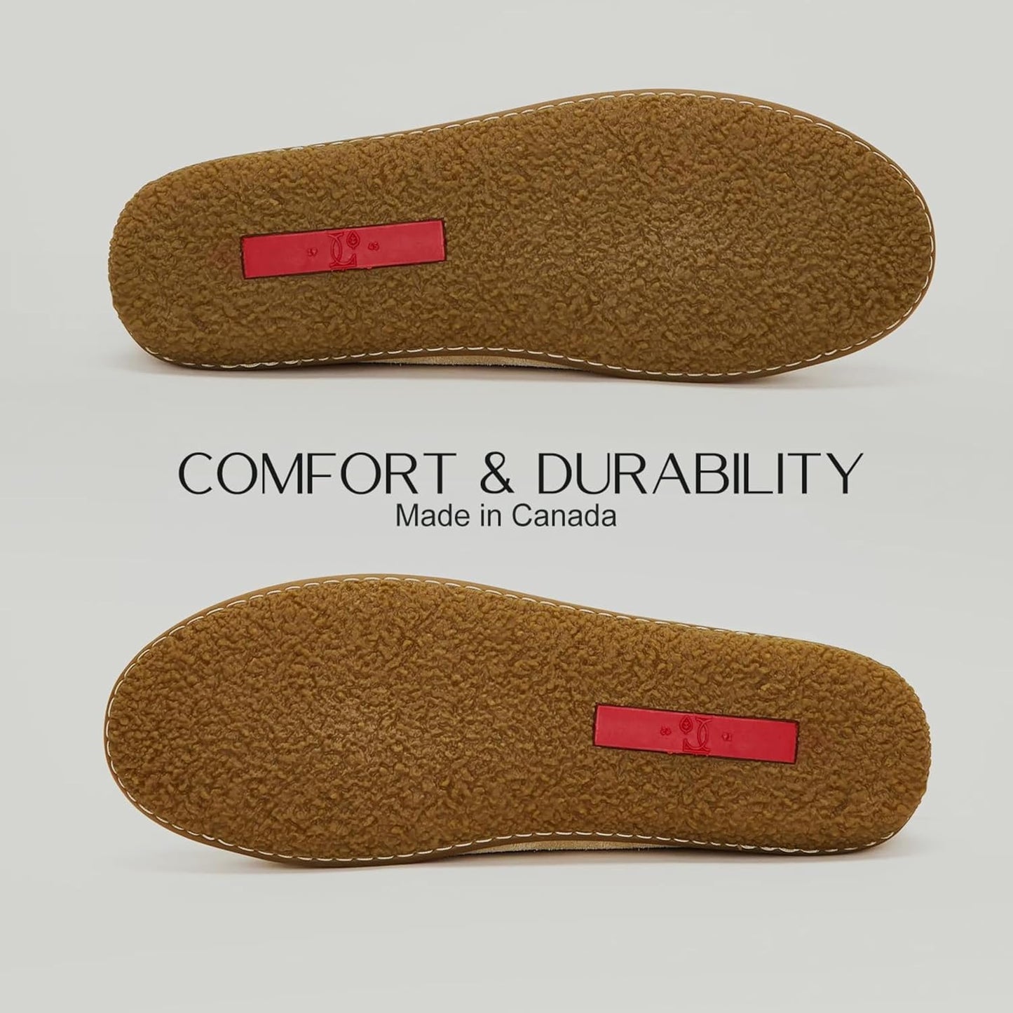 Women's Leather Moccasin Ankle Boots – Handcrafted in Canada, Inca Embroidery, Rubber Sole