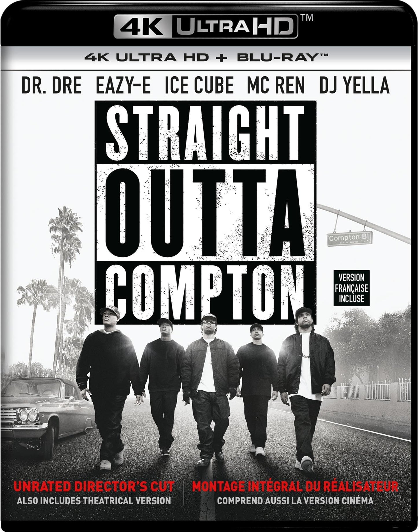 Straight Outta Compton (Unrated Director's Cut) - 4K/Blu-ray
