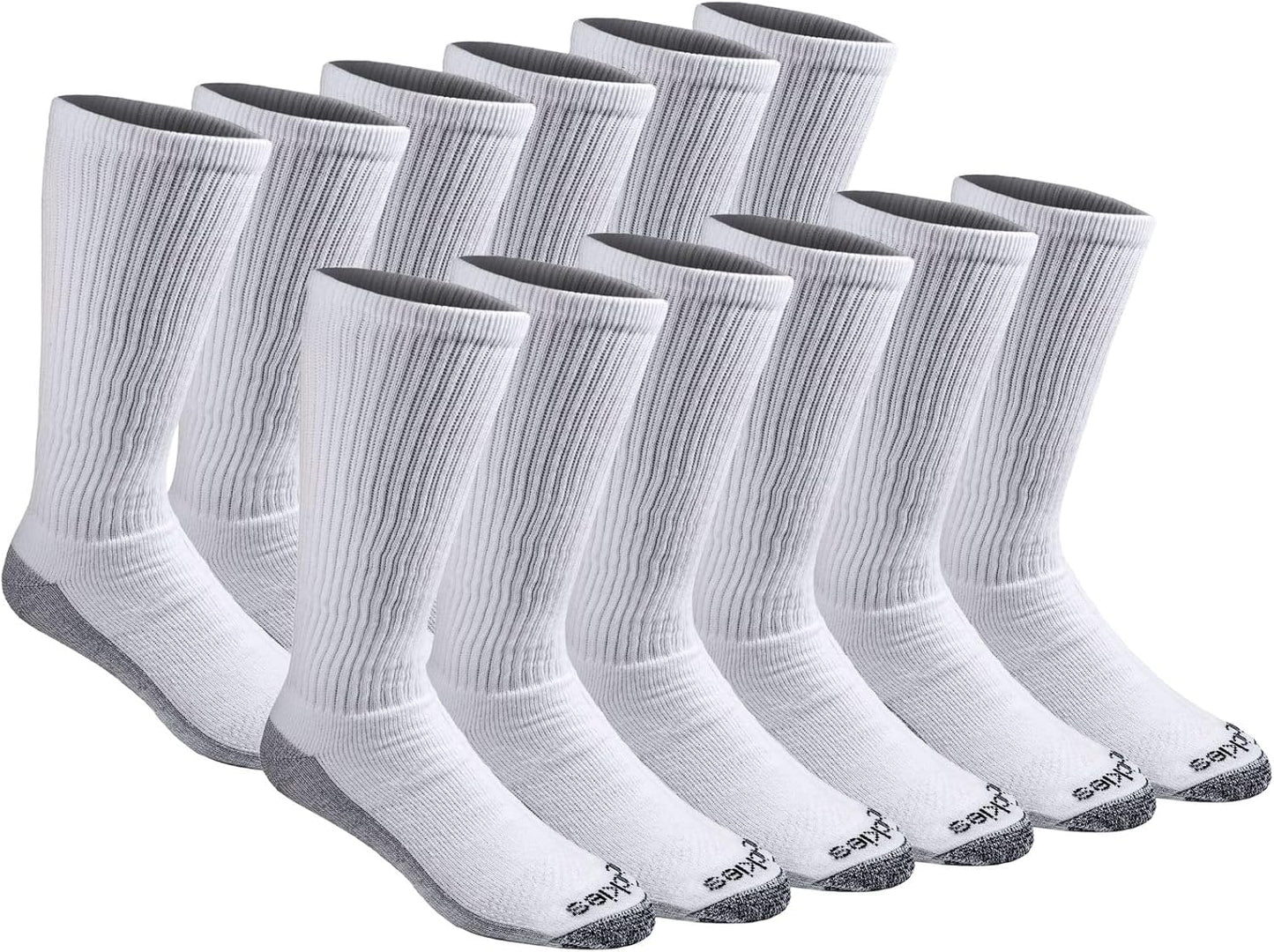 Dickies Men's Dri-Tech Moisture Control Boot Socks – Multi-Pack