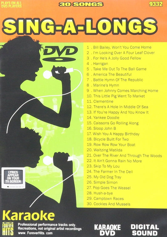 DVD Karaoké : Chansons à reprendre en chœur