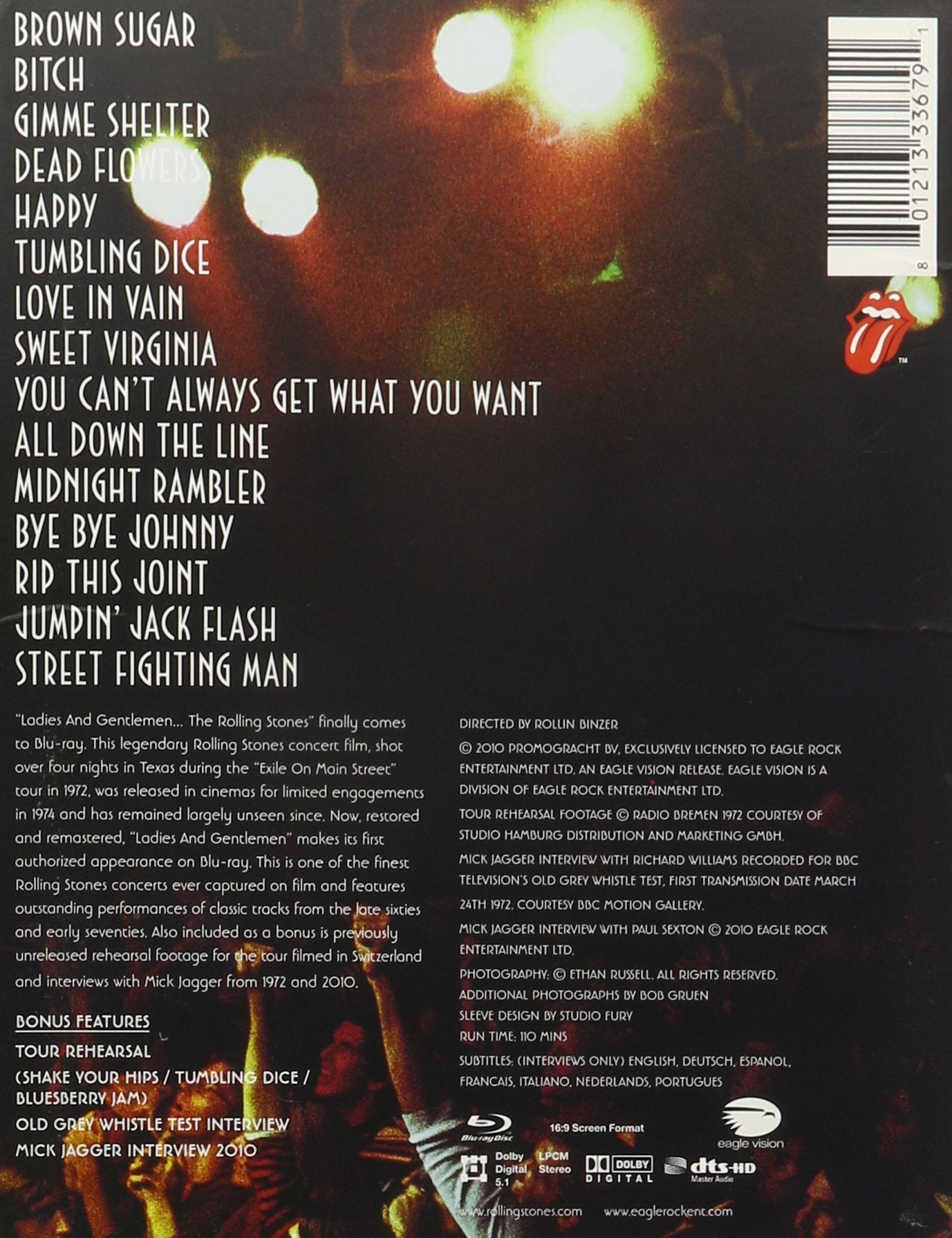 Ladies and Gentlemen: The Rolling Stones [Blu-ray]