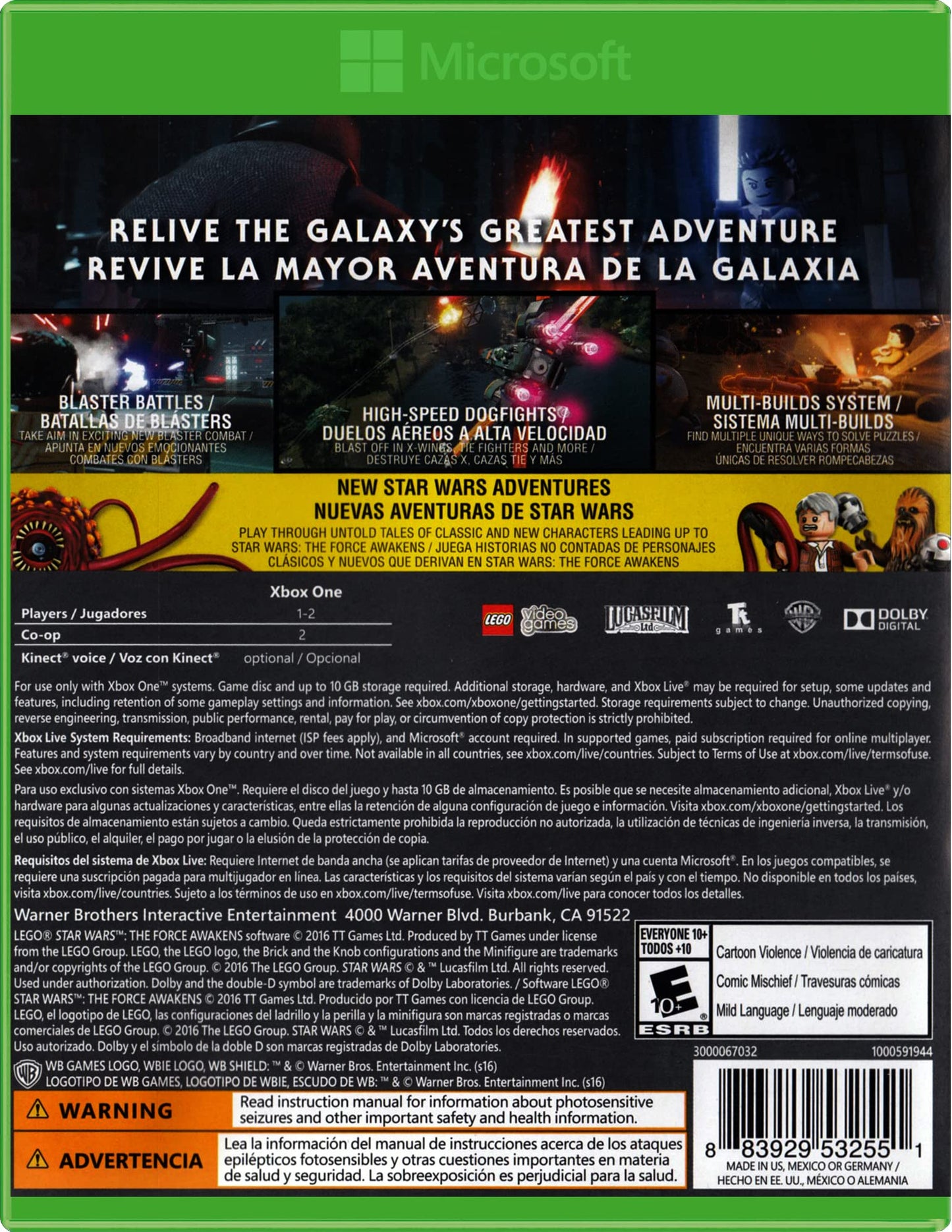 LEGO Star Wars: The Force Awakens - Xbox One (Used)