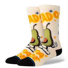 Stance 'Food Stand Crew' Socks - Canvas