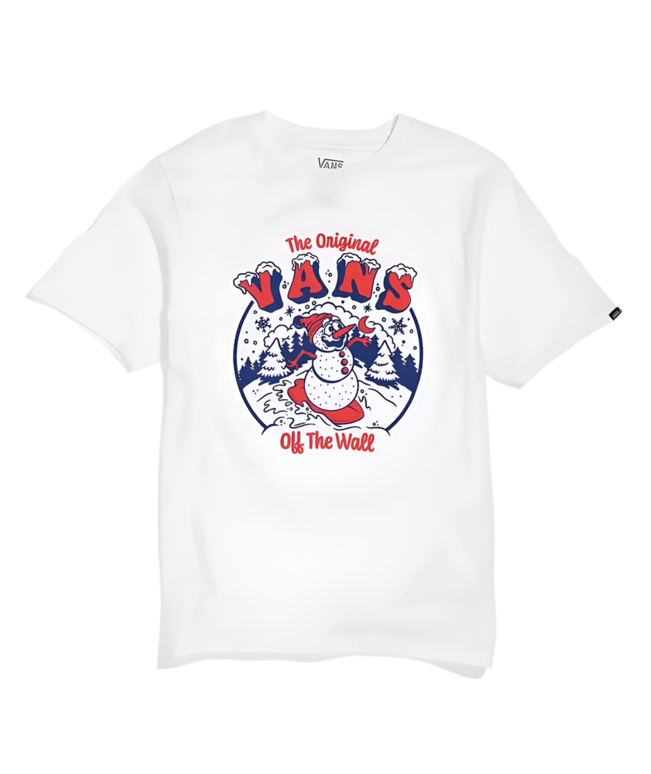 Vans 'Snow Surfing' Tee - White (KIDS)