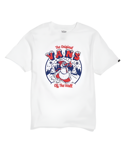Vans 'Snow Surfing' Tee - White (KIDS)