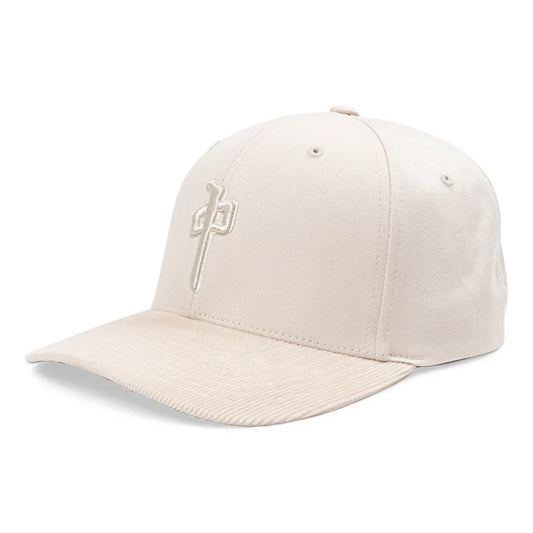 Red Dragon 'Corduroy Brim' Cap - Cream
