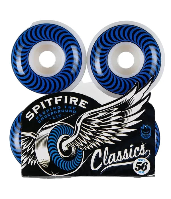 Spitfire 'Classic' 99A Wheels 56MM - White