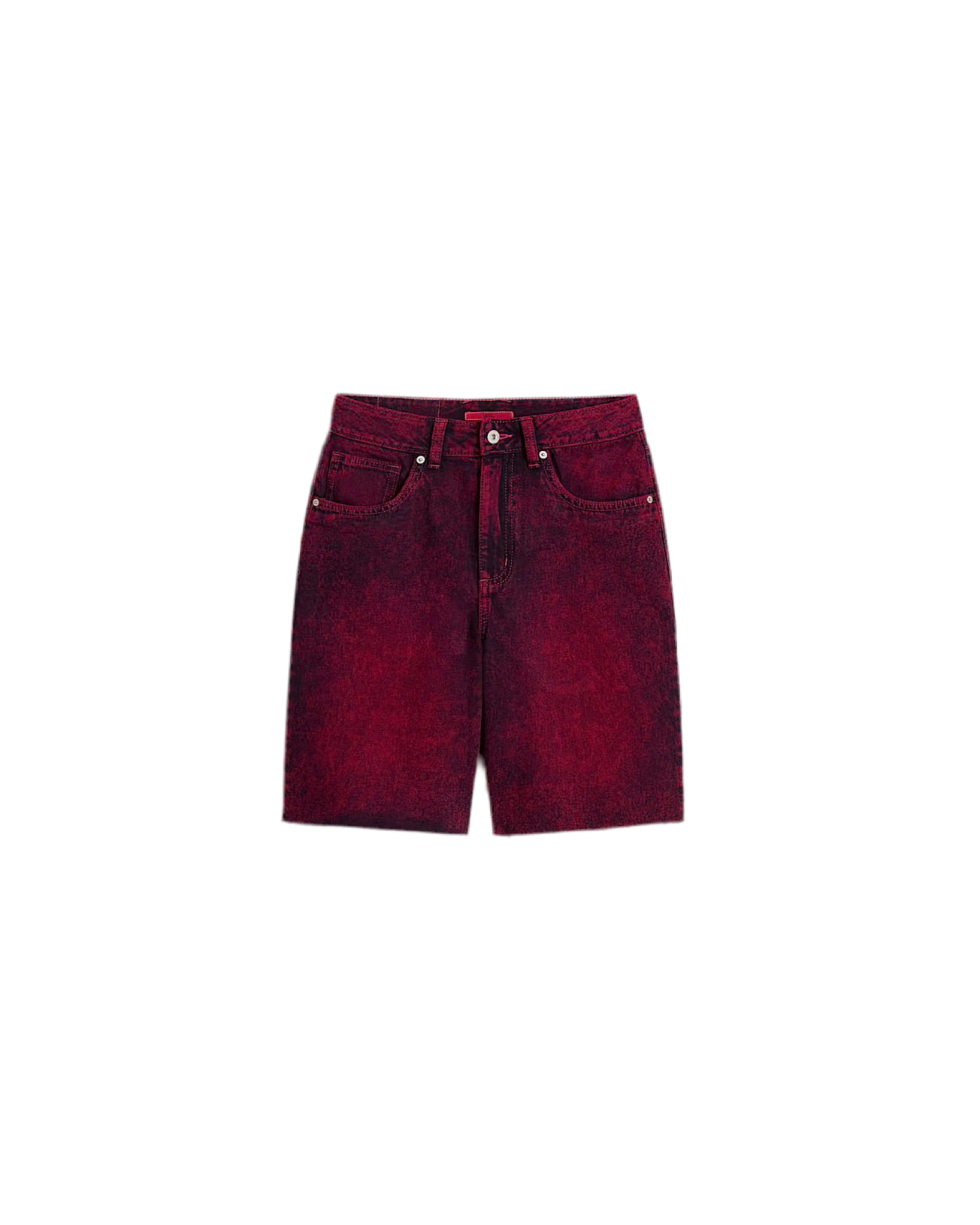 Vans 'Sirelle 5 Pocket Baggy' Shorts - Over Dye Red (Women’s)
