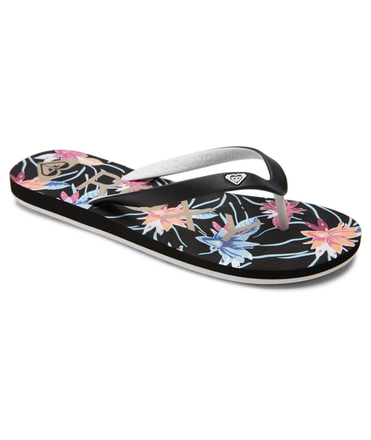 Roxy 'Tahiti Vll' Sandals - All Black