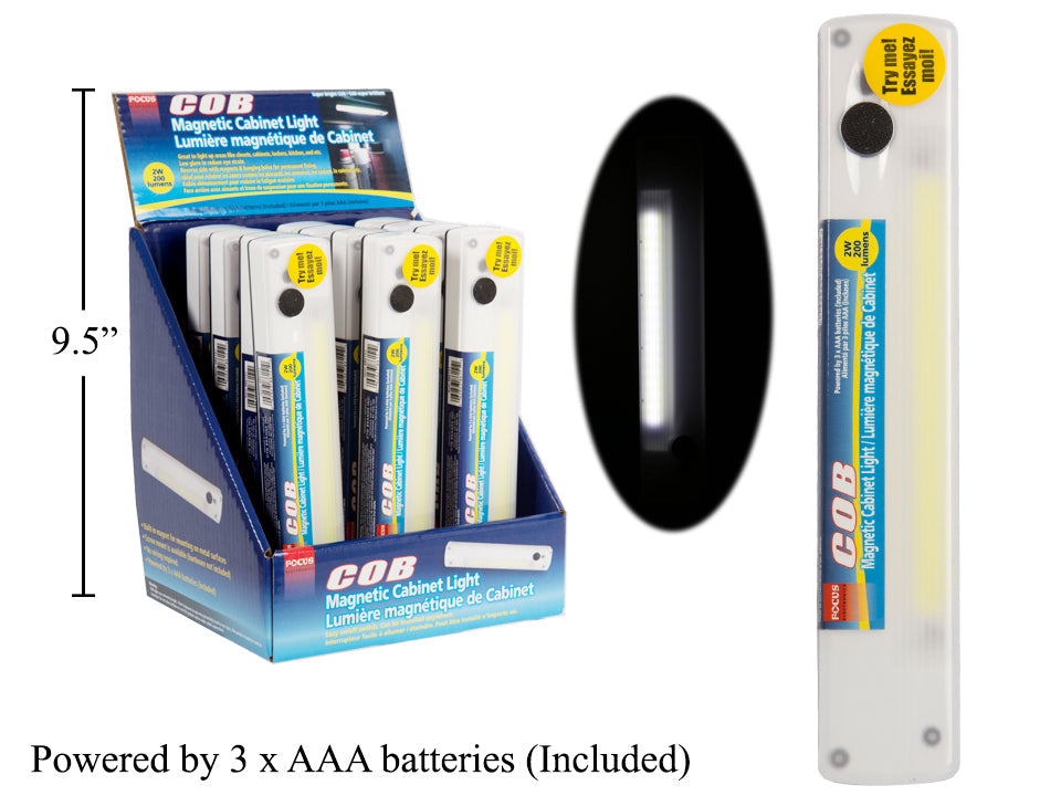 FOCUS ELECTRONICS Magnetic Cob Cabinet Light - 86151