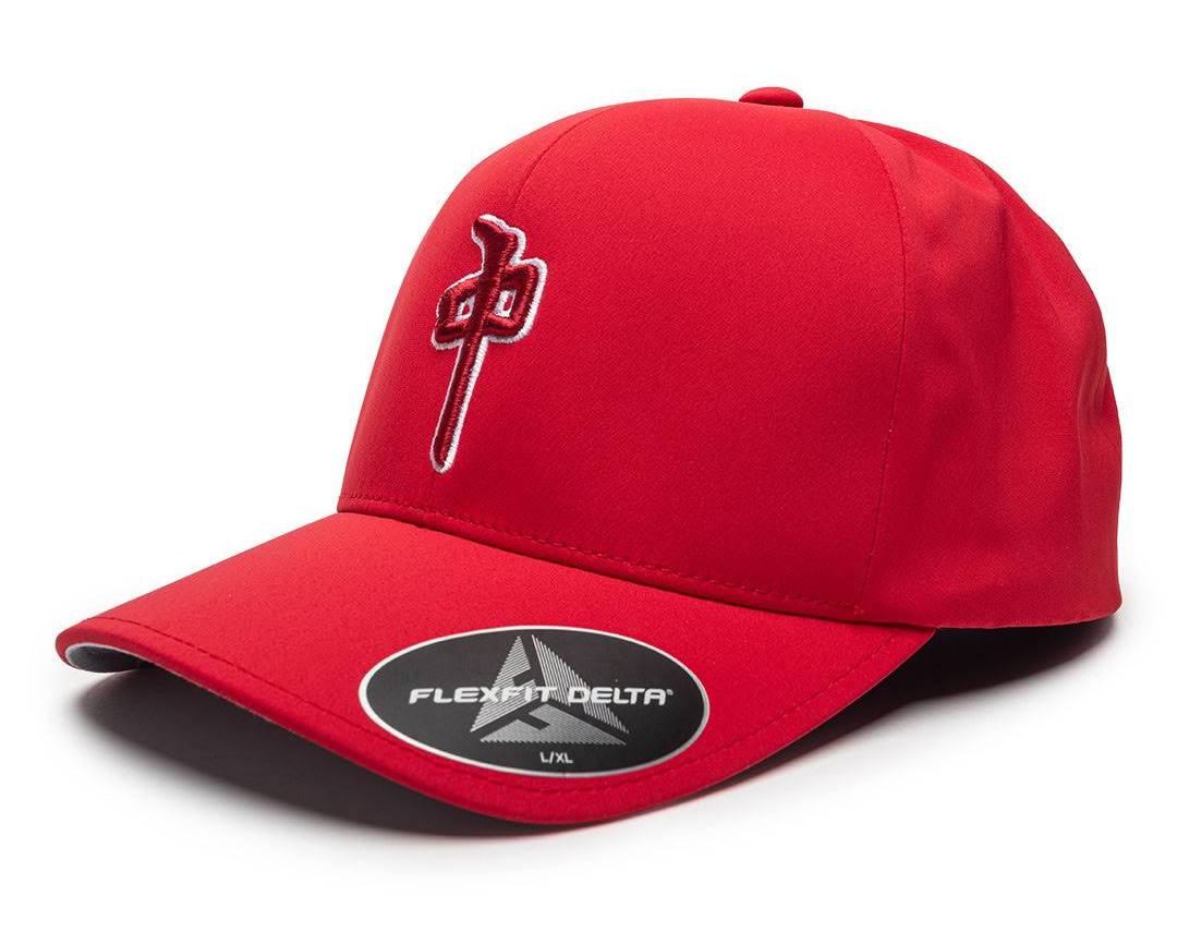 Red Dragon 'OG Puffy' Delta Flexfit Cap - Red/Red