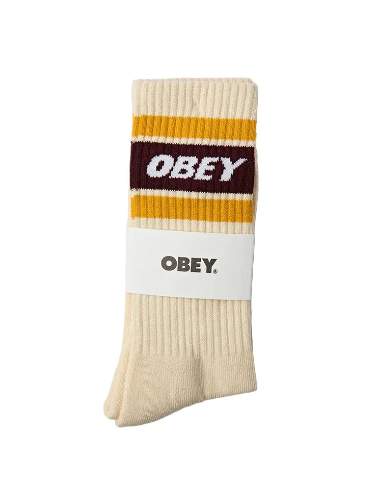 Obey 'Cooper II' Socks - Unbleached/Zinfandel
