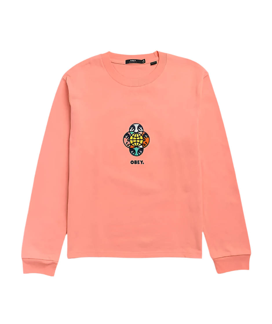 Obey 'Otis' L/S Tee - Melon (Women’s)