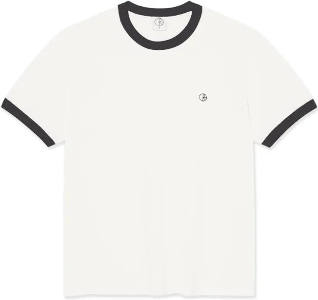 Polar Skate Co. 'Ringer' Tee - Cloud White/Navy