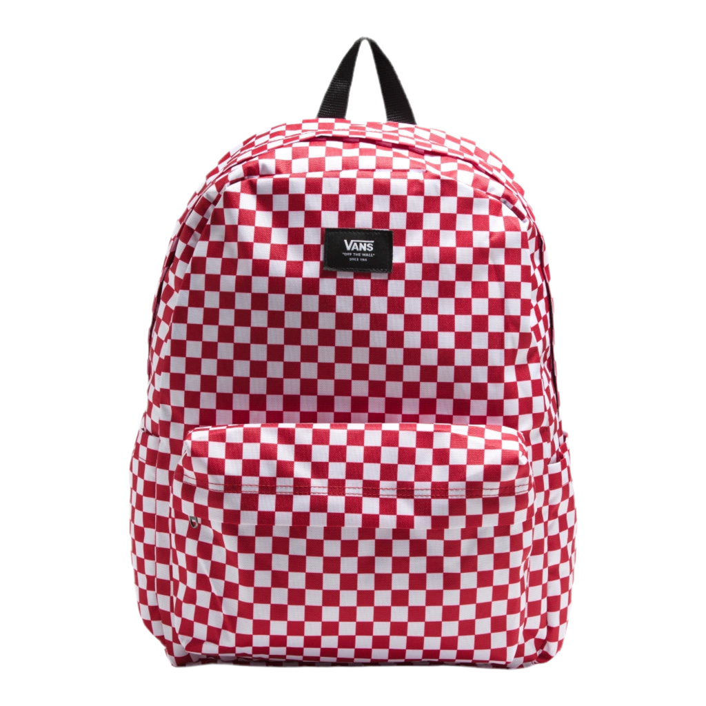 Vans 'Old Skool H20 Check' Backpack - Red/White
