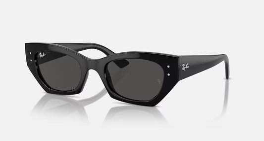 Ray-Ban 'Zena' Sunglasses - Black / Dark Grey (ORB4430)