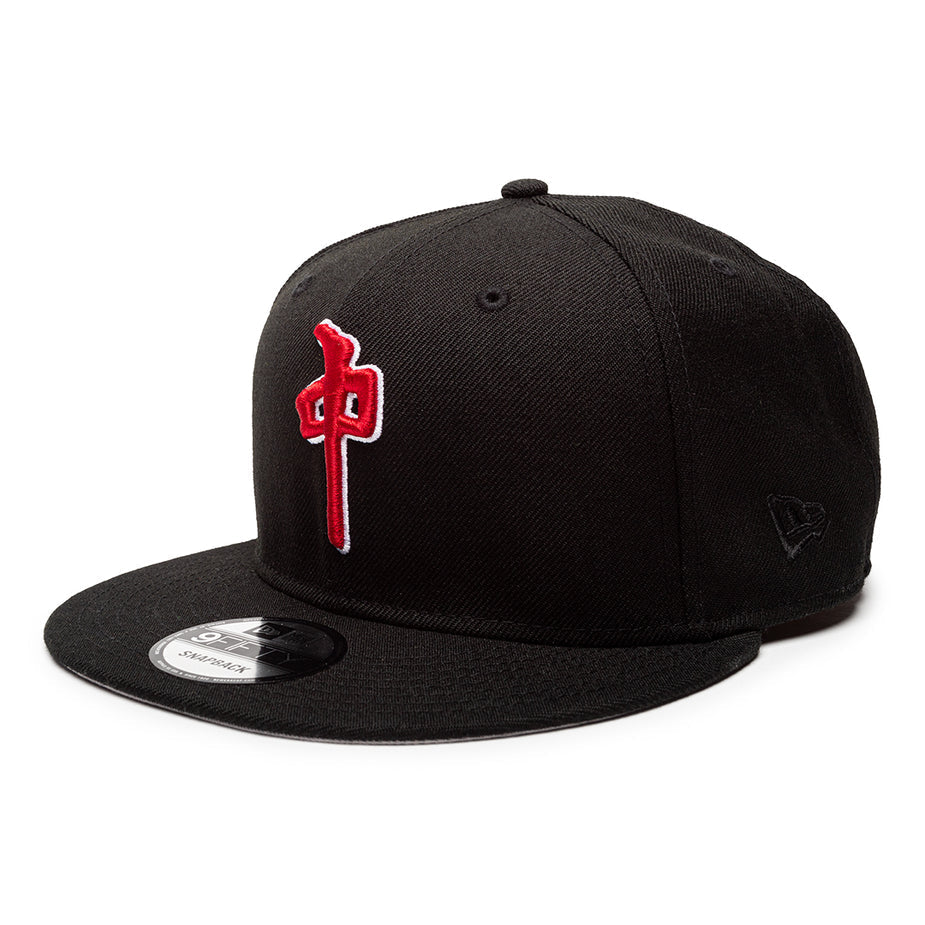 Red Dragon x New Era 'Dynasty' Snapback Fitted Cap - Black/Red