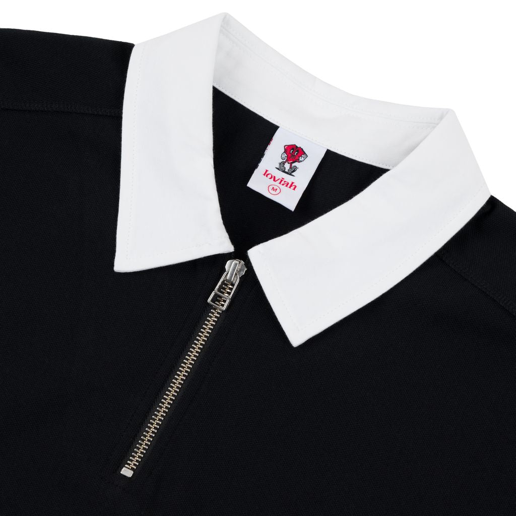 Loviah 'Jeans' Polo Shirt - Black